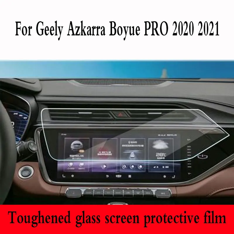 

For Geely Azkarra Boyue PRO 2020 2021 Tempered Glass Car Navigation Screen Protector LCD Touch Display Film protective Sticker