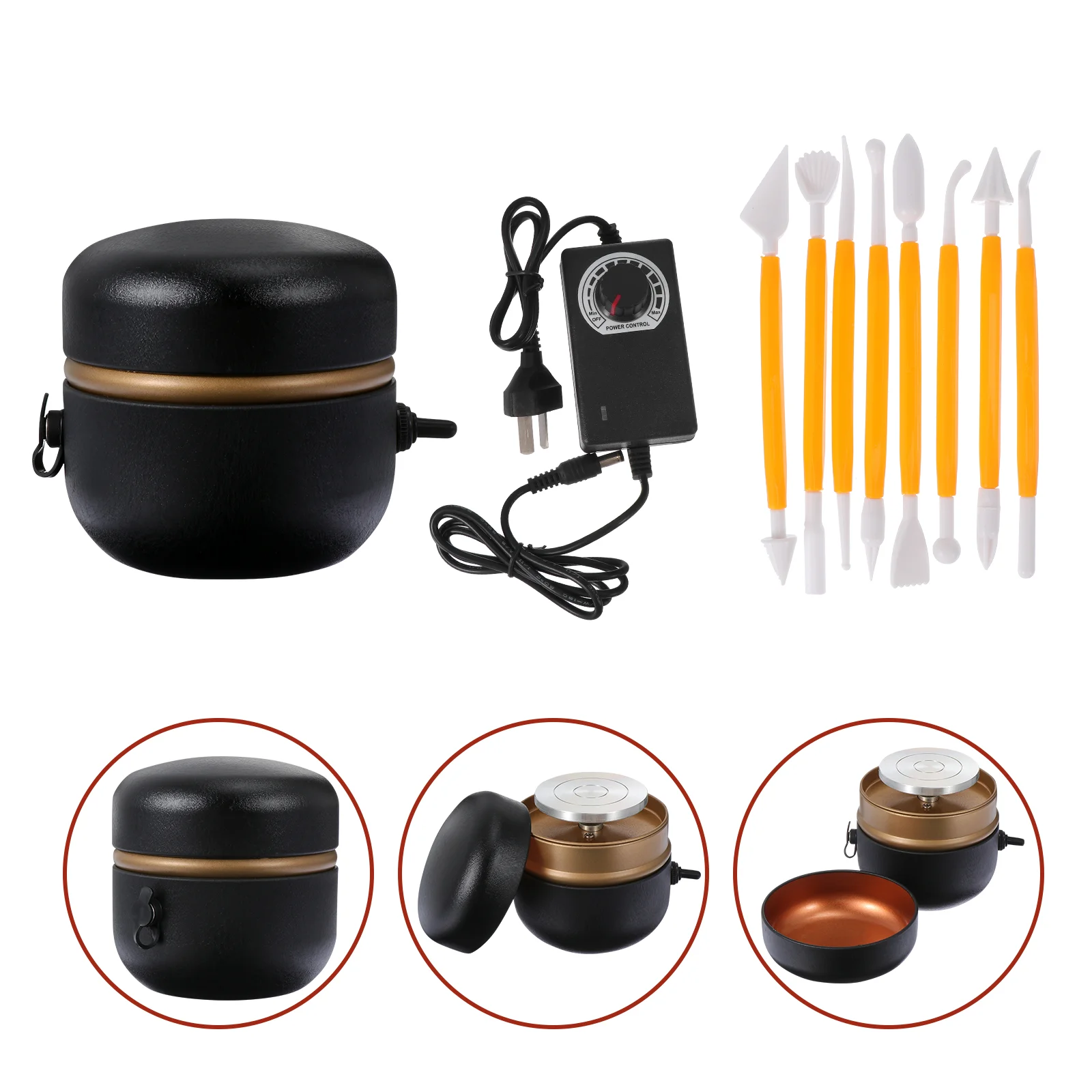 

1 Set Practical Pottery Machine Pottery Making Tool Electric Pottery Wheel for Kids Men