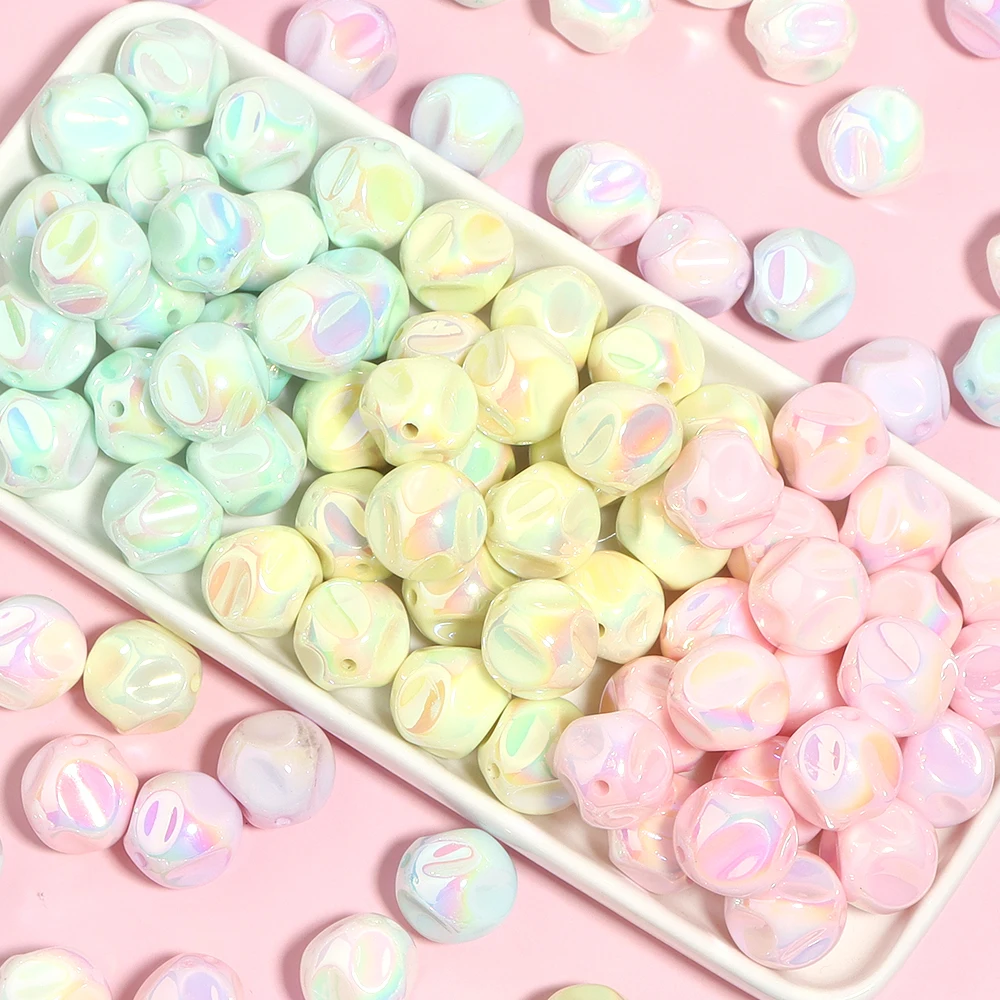 10 шт./партия 16 мм акриловые бусины с цветным покрытием в форме фига для