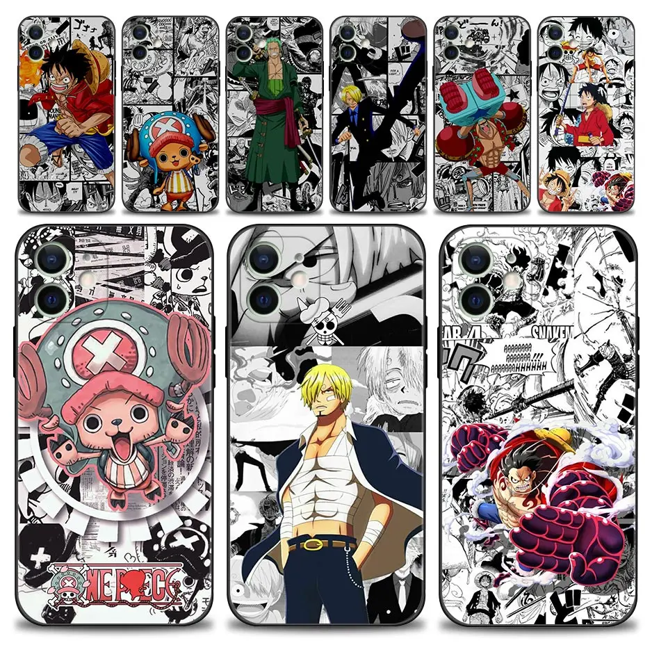 Цельный кусок Luffy Zoro Chopper Comics для Apple iPhone 13 12 11 Pro Max Mini XS XR X 7 8 6 6S Plus 5 5S SE 2020 Shell |