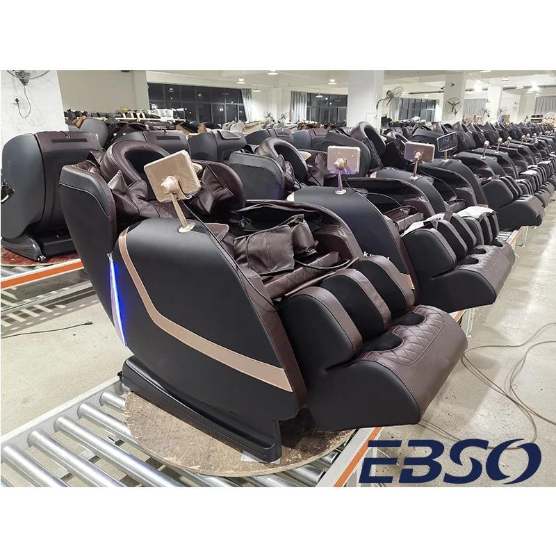 4d Sl Track Zero Gravity Sofa Shiatsu Roller Full Body Air Pressure Massage Armchair 4d Massage Chair