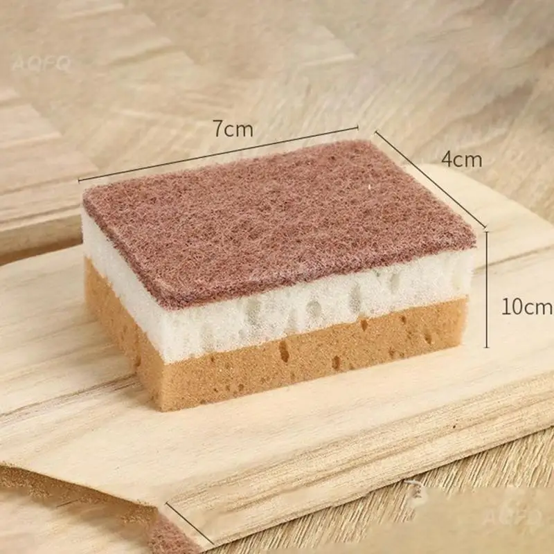 

Sponge 10×7×4.2cm Wear-resistant Does Not Hurt The Pot Strong Decontamination For Daily Use Cleaning Brushes Sponge Block