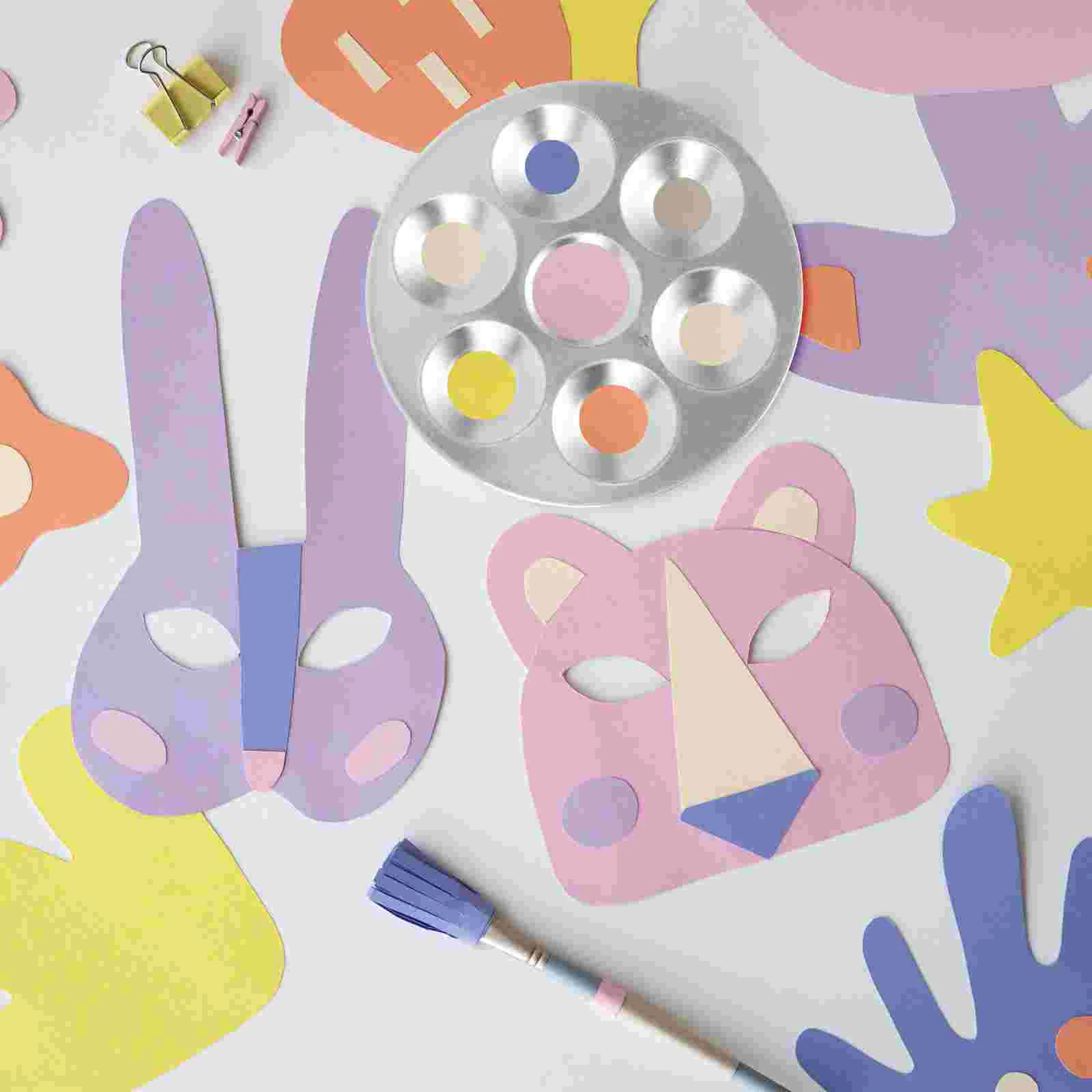 

3pcs Portable Creative Paint Tray Palettes Painters Palettes for Painting Children Kids