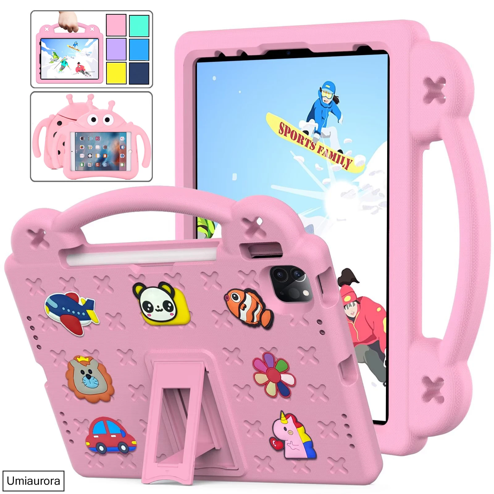 

Чехол для планшета IPad Air 2 3 4 5 10,9 Mini 6 Pro 9,7 11, чехол, детский мультяшный противоударный чехол для IPad 7 8th 9th 10,2, чехлы-подставки