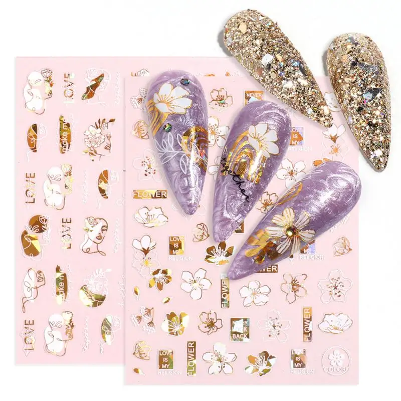 

Наклейки для ногтей с птицами, бабочками, животными