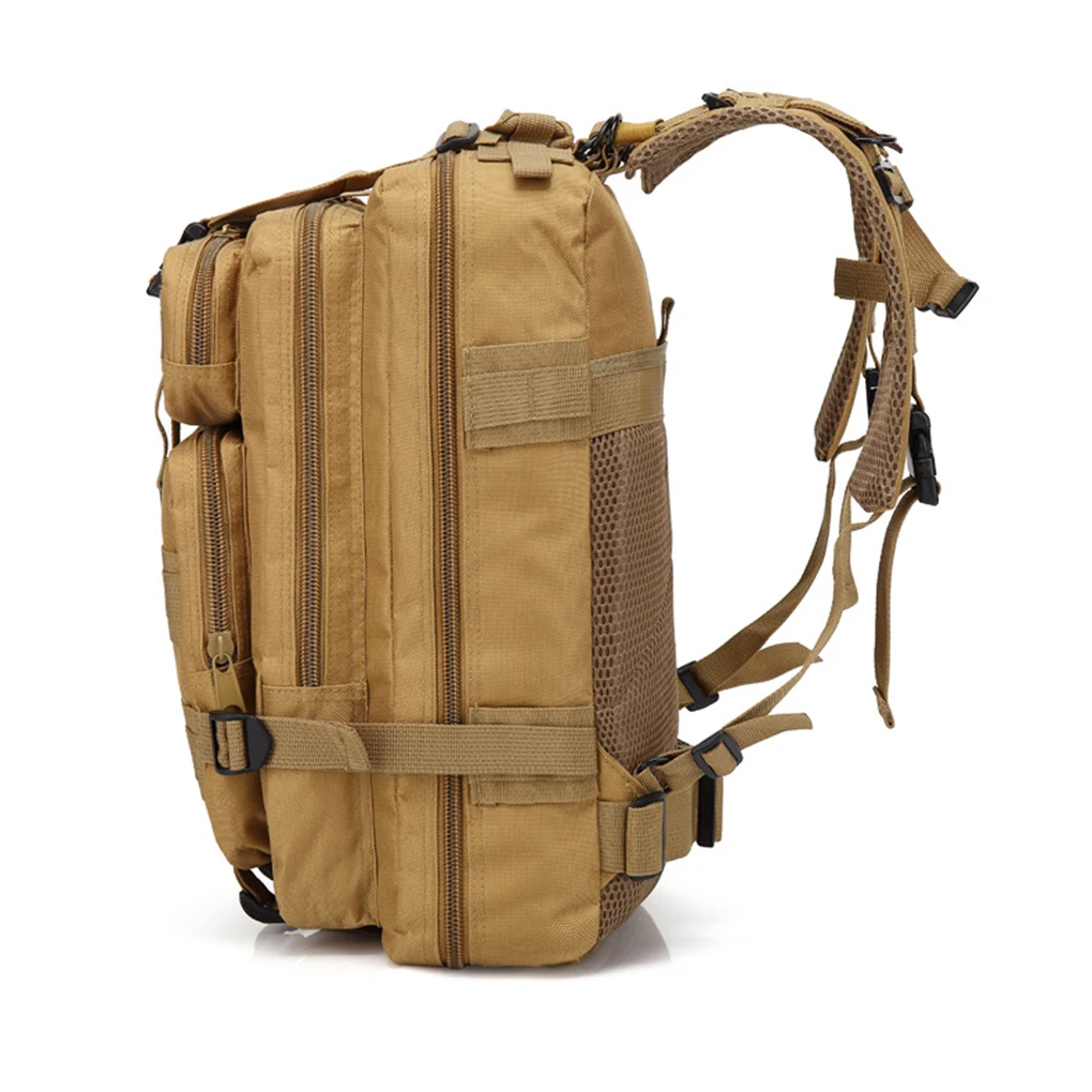 

Men s Large Capacity Backpack Climbing Camping Hiking Mountaineering Adjustable Rucksack Hunting Scouting Bag Khaki