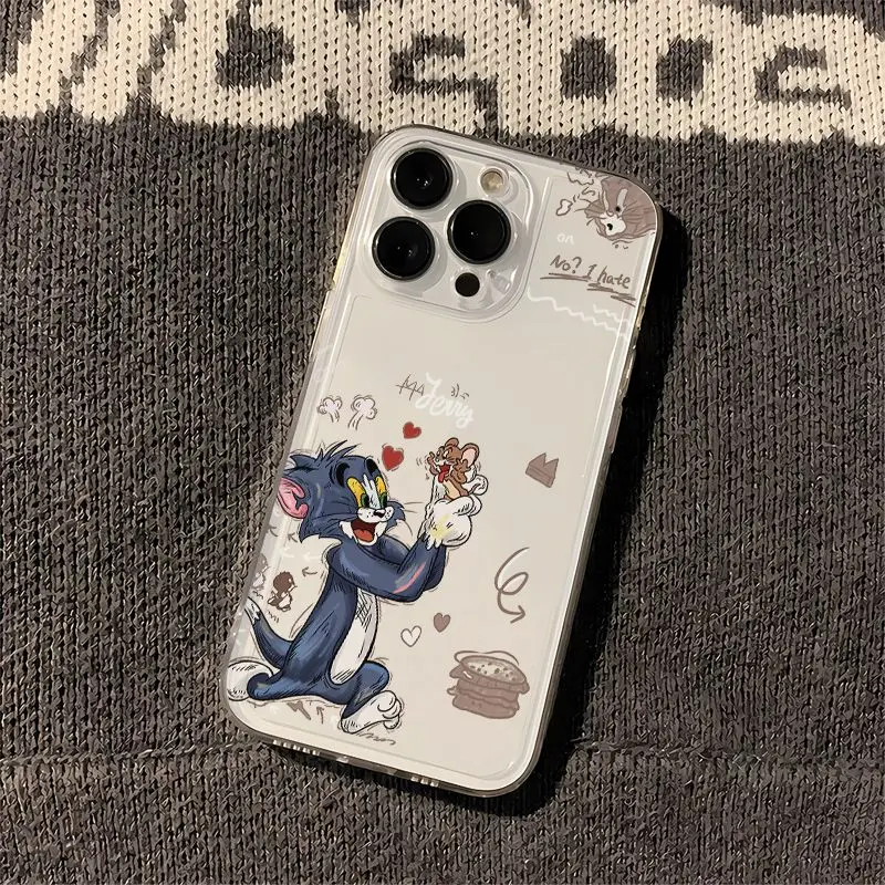 Мягкий чехол TR62 Tom and Jerry для Moto E20 E4 E40 E30 E5 E6 E6S E7 Power Edge 20 Lite G200 S30 G3 G20 G10 G4 G41 G5 G50 G51 G5S