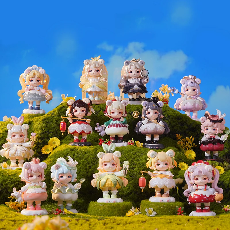

Mimia Field Pickup Fun Series Model Dolls Figurines Kawaii Action Figure Ornaments Cute Anime Box Figure Christmas Toys Gifts