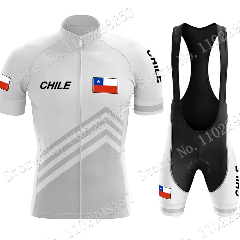 

Костюм Чили 2023, командная белая одежда для велоспорта, комплект из Джерси, мужские летние рубашки для дорожного велосипеда, велосипедные шорты, одежда для горного велосипеда, одежда для велоспорта