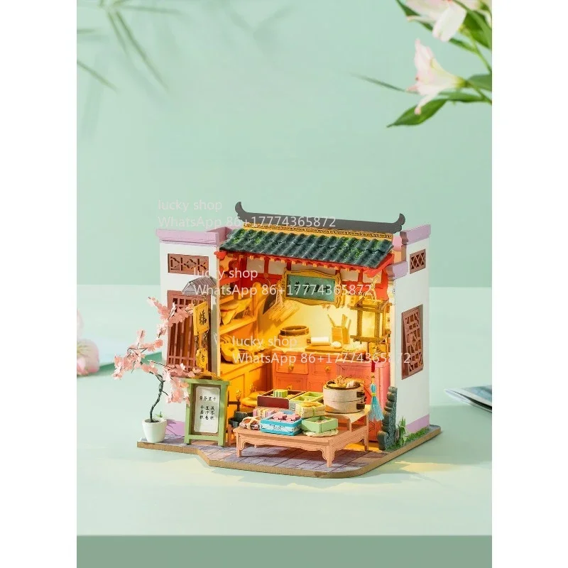 Фото Сборная модель-конструктор высокой сложности: Винтажная кондитерская (DIY), редкая, снятая с производства №4