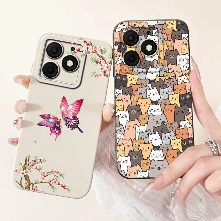 Чехол для Itel A50 A50C милый модный чехол с рисунком динозавра противоударный