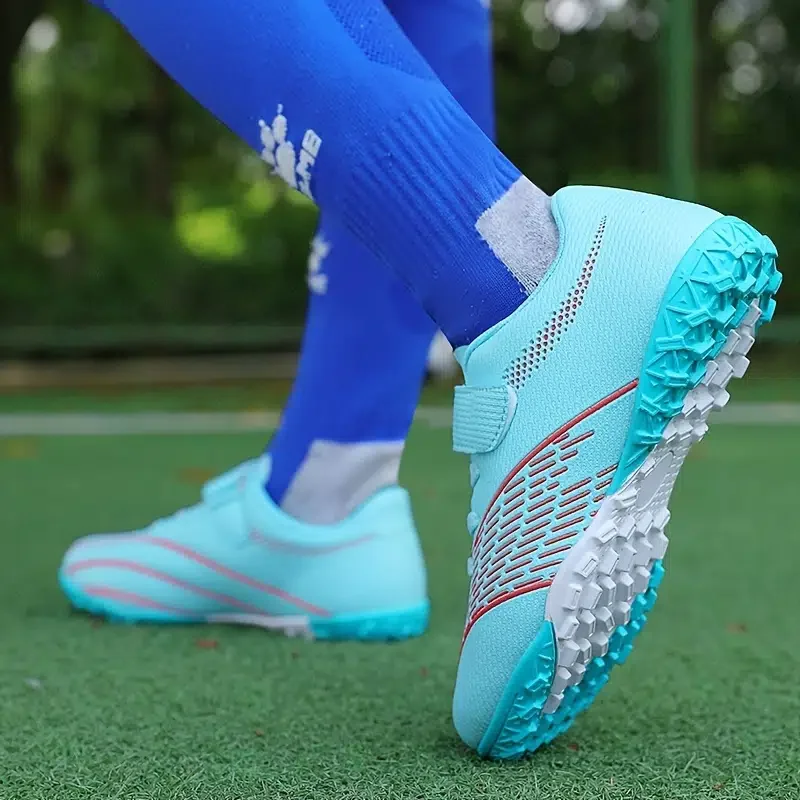 New Kid's Breathable Anti-slip Cleat Lightweight Durable Softness Sneakers For Outdoor Running Training