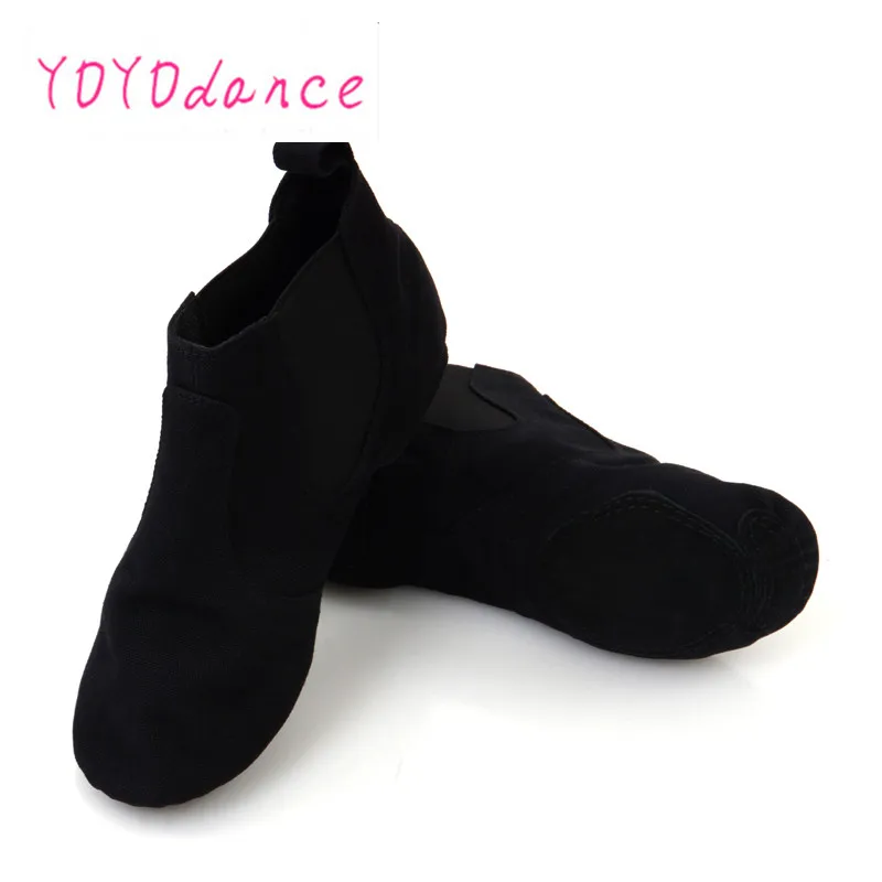 New Black High Top Jazz Dance Shoes for Adults Comtable Elas