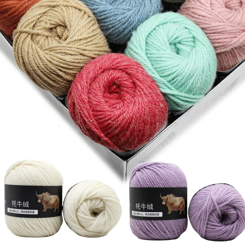 

1pc 100g Milk Cotton Yarn For Hand Knitting Acrylic Wool Knit Yarn Crochet Scarf Hat Yarn DIY Line Threads Handmade