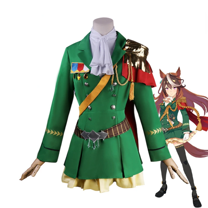 

Косплей костюмы Токай Тио из аниме Umamusume Pretty Derby, костюм матроска, школьная форма, женский парик для вечевечерние НКИ на Хэллоуин, ролевые игр...