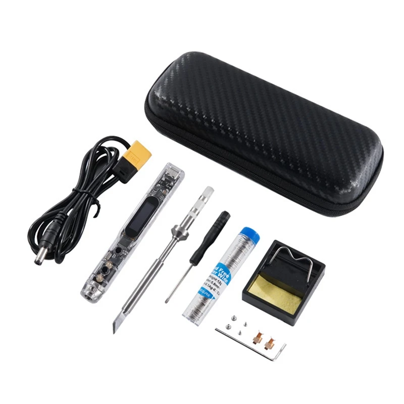 

SI012(TS-K) 65W Intelligent OLED Electric Soldering Iron Spare Parts 450℃ Sensitivity Adjustable Built-In Buzzer Soldering Head