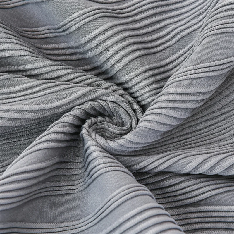 Жаккардовые чехлы на сиденья для обеденных стульев с рябью эластичный чехол стул