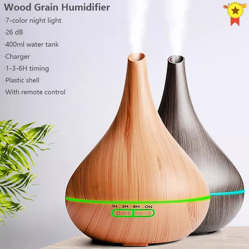 

Remote Control Air Aroma Ultrasonic Humidifier With Color LED Lights Aromatherapy Essential Oil Diffuser For Home