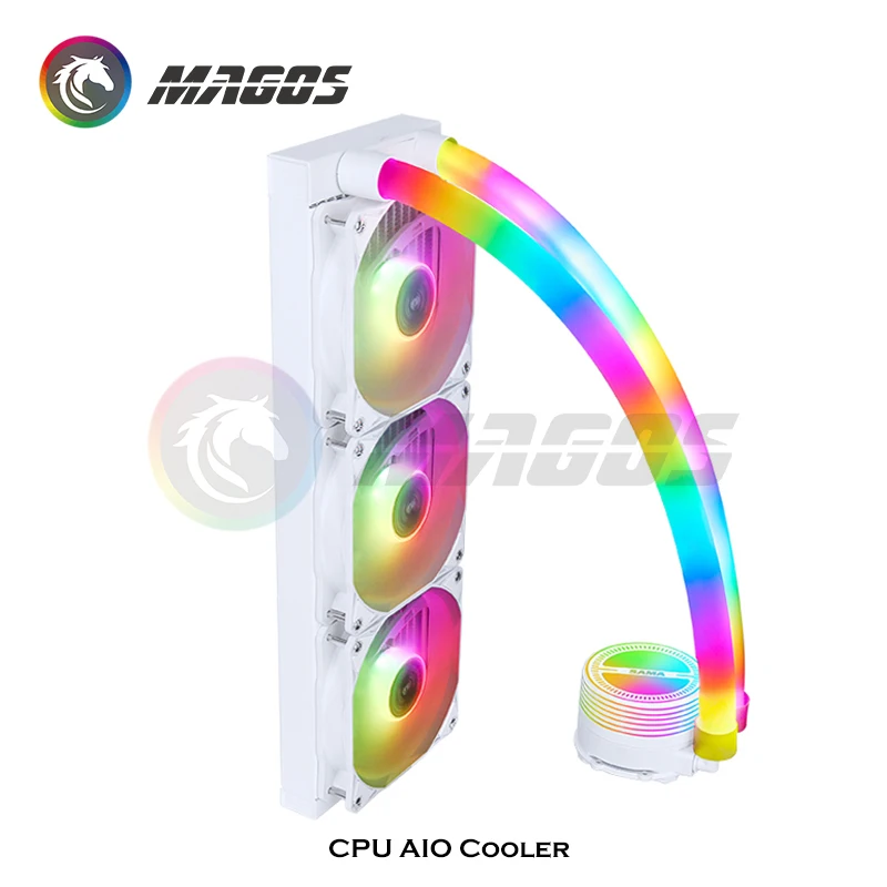 

PC Water Cooling ARGB AIO CPU Radiator Fan RGB 360mm Water Liquid Cooler For INTEL LGA 115X/1700/1200/2011/AM3+/AM4 AMD/FM3