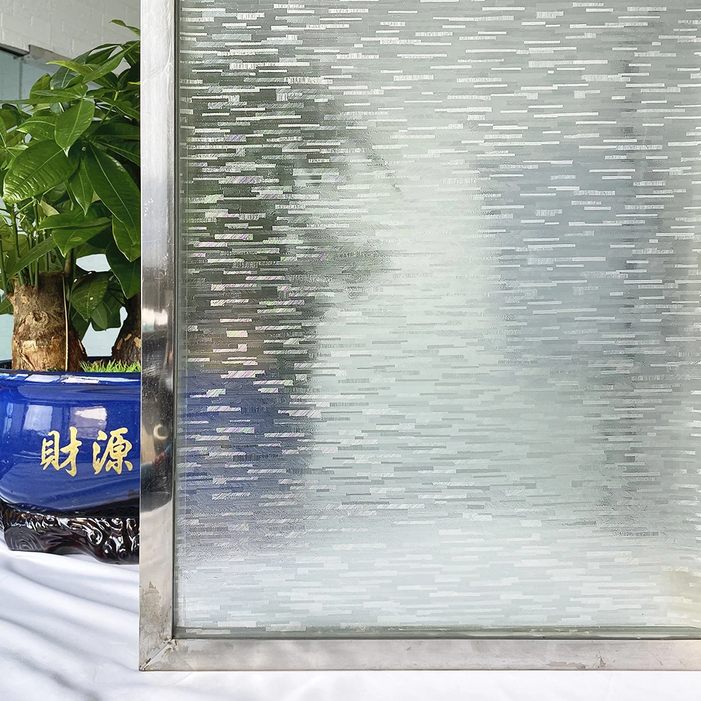 

45/60/90 Cm Privacy Window Film Stained Glass Film Frosted Glass Vinyl for Home Static Non Adhesive Clings Matte Window Stickers
