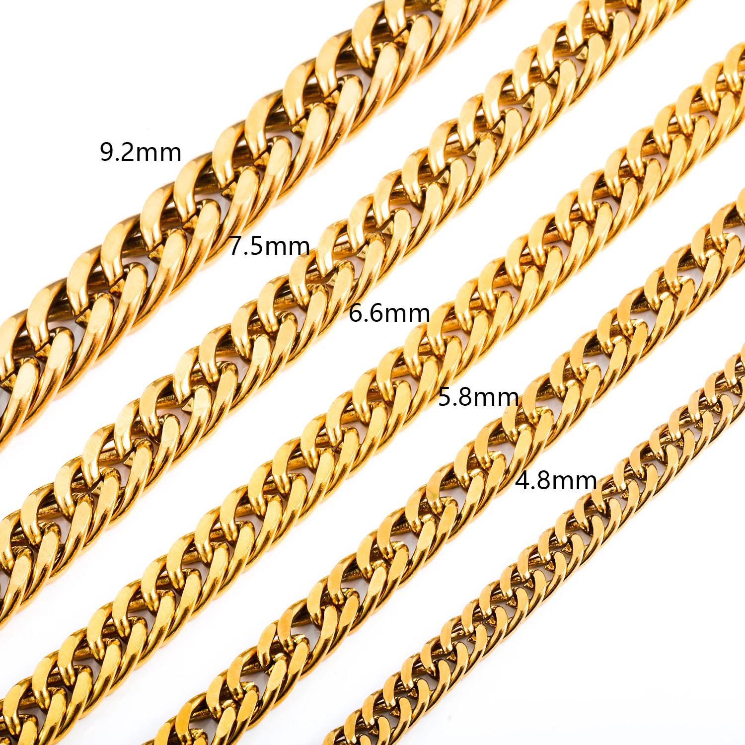 Мужской браслет из нержавеющей стали ширина 4 8/5 8/6 6/9 2 мм