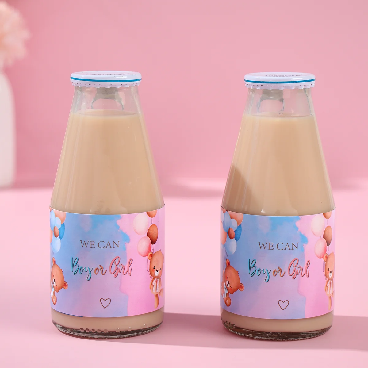 Наклейки на бутылки с водой для мальчиков или девочек 10 шт.