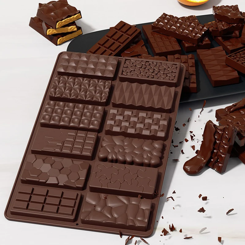 1 шт. большая форма для шоколадного бака глубокая разрыв формы конфет толстые