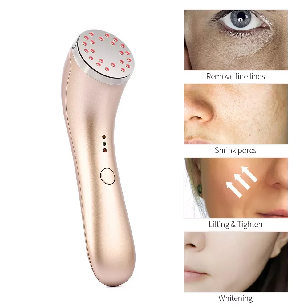 

Anti Aging Infrared Heating Led Light Photon Therapy Collagen Stimulation Wrinkle Remover Skin Firm Tightening Beauty Massage