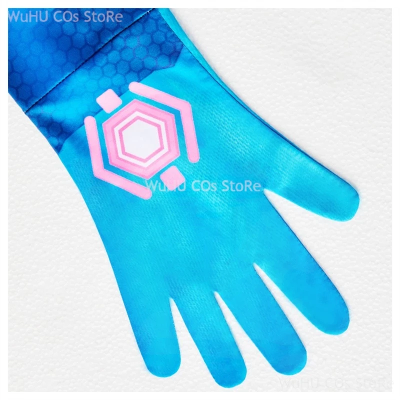 Игра Metrooid Samus Aran Косплей Game Hero Костюм Синий Комбинезон Женский Zero Боди Мощный