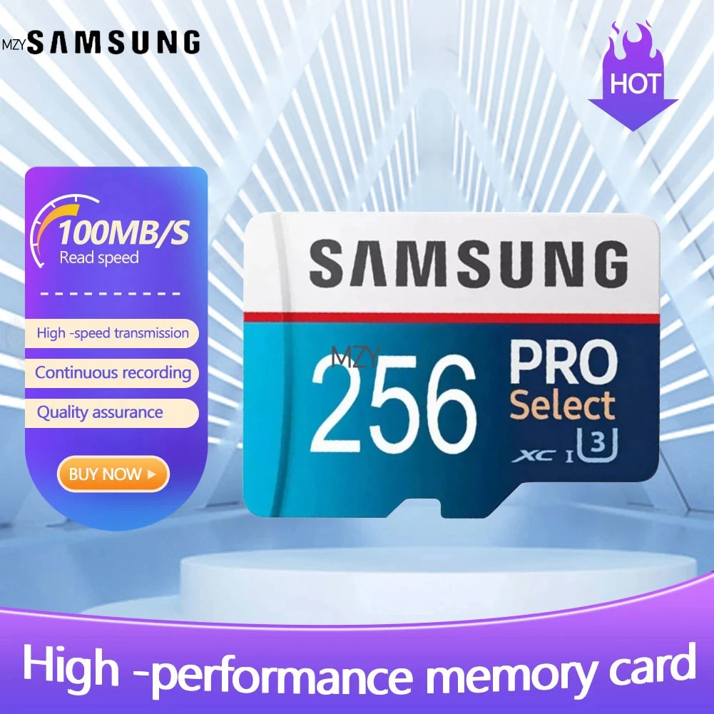 

mzySAMSUNG Micro SD Card 1TB Memory Card Pro High Speed V30 Class10 TF Card 128GB 512GB Cartao De Memoria For Phone/Camera