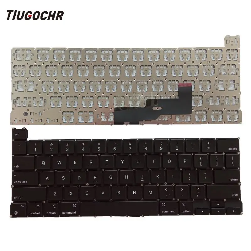 

Replacement For Macbook Pro 13" A2338 Late 2020 US Laptop Keyboard Black