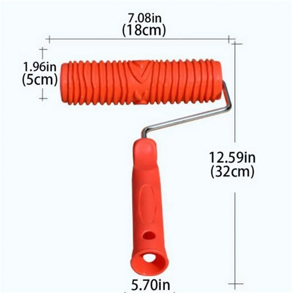 DIY Имитация древесины зерна инструмент Empaistic шаблон ролик художник стены