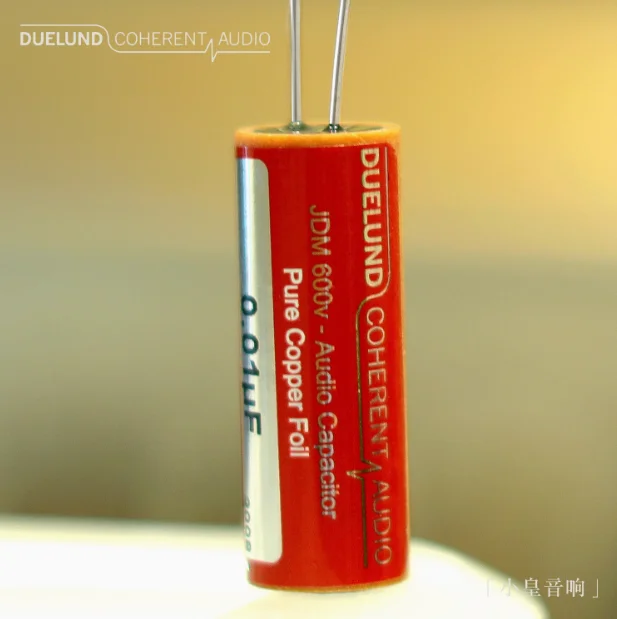 Фото Оригинальный конденсатор DUELUND Audio из Дании JDM 630В/100В, медно-фольгированный, с бумажным диэлектриком, пропитанный маслом. №2