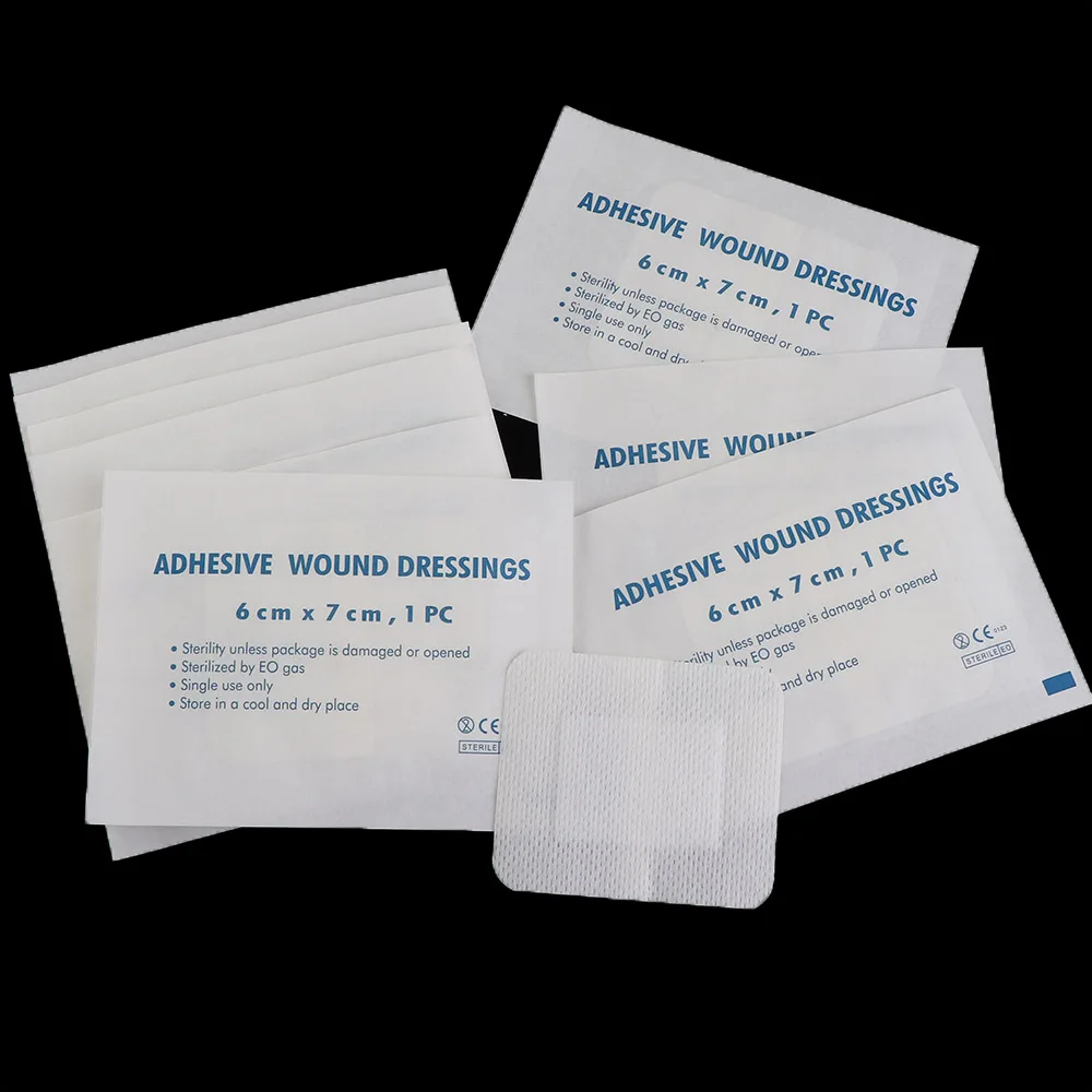 10 шт./партия клейкие повязки Нетканая Водонепроницаемая медицинская лента для