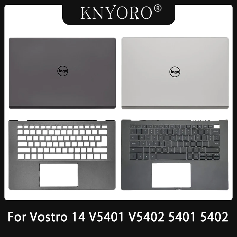NEW Top Lid For Dell Vostro 14 5401 5402 5405 Laptop Back Cover Front Frame Palmrest Keyboard Bottom Case 02H8GP 03J9MW 0DY5HN