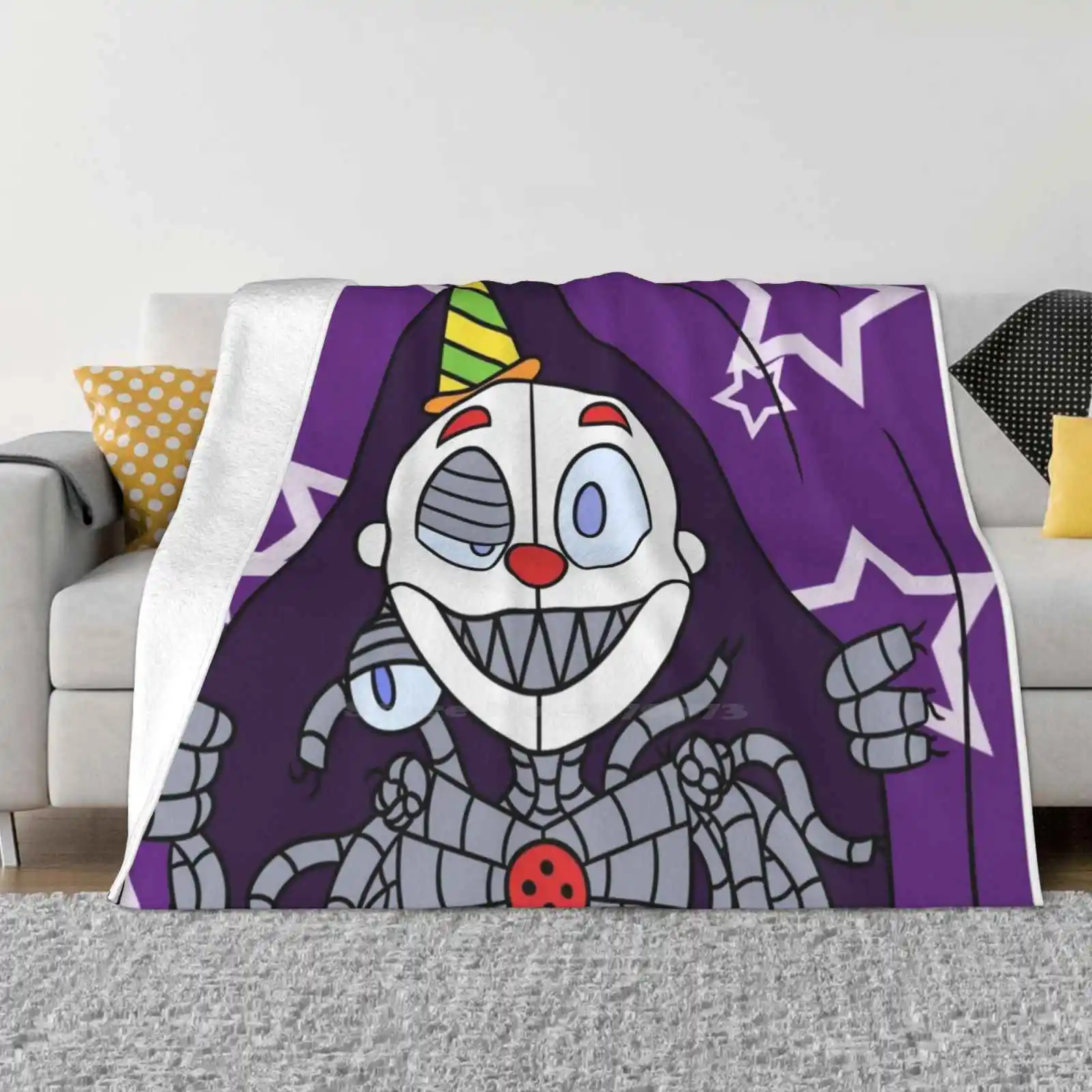 Ennard-Five Nights At: Sister Location Модное мягкое теплое фланелевое одеяло Fnaf Sl Five At