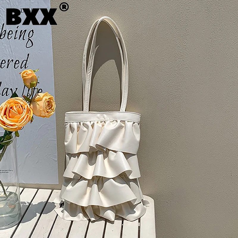 

[BXX] Underarm Shoulder Bag For Women 2023 New Fashion Beach Vacation Handbag Female Solid Designer Protable Color Bags 8AB394