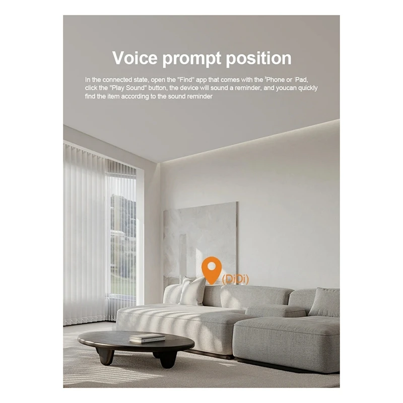 Для Apple Card Finder Smart Tag Anti-Lost устройства GPS-слежение IPX6 Кошелек-трекер работает с IOS Find