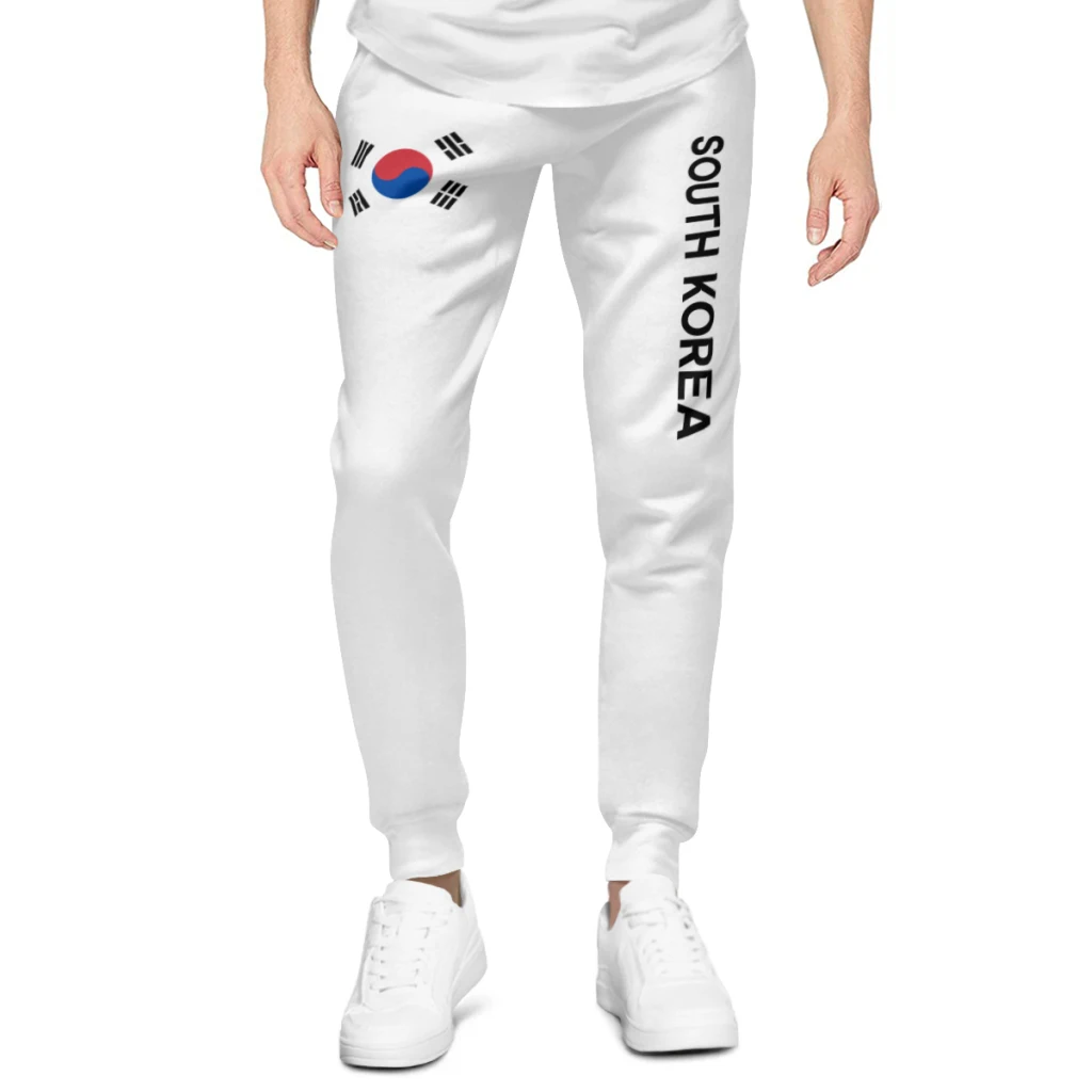 Мужские спортивные штаны с флагом Южной Кореи карманами джоггеры футбольные
