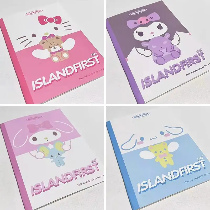 

Anime Kt Kuromi My Melody Sanrios Notebook Cartoon Kawaii Cute Sweet Students Ins 30 Sheets B5 Paper Stationery Learn Diary Book