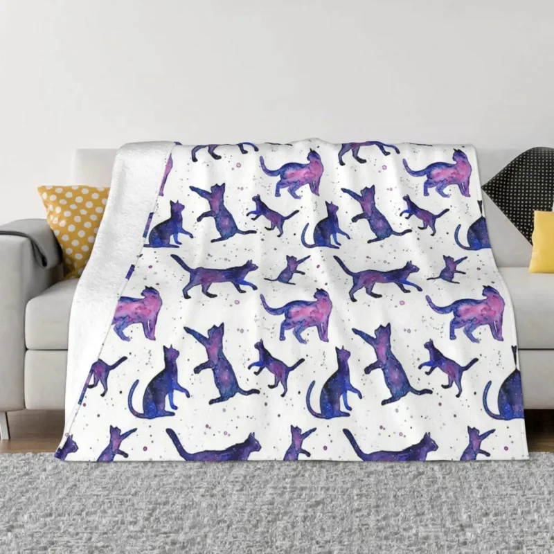 

Космическое искусственное флисовое покрывало для спальни