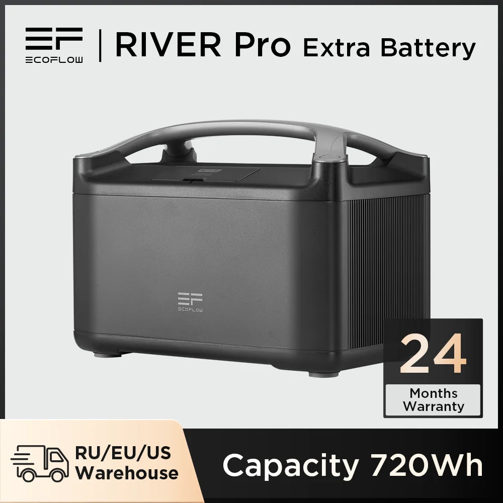 Дополнительная батарея EcoFlow RIVER Pro 720 Вт/ч с возможностью расширения |