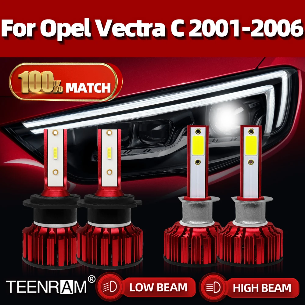 

Canbus LED Light H7 Car Headlight Bulbs 240W 40000LM Auto Headlamp 12V 6000K For Opel Vectra C 2001 2002 2003 2004 2005 2006