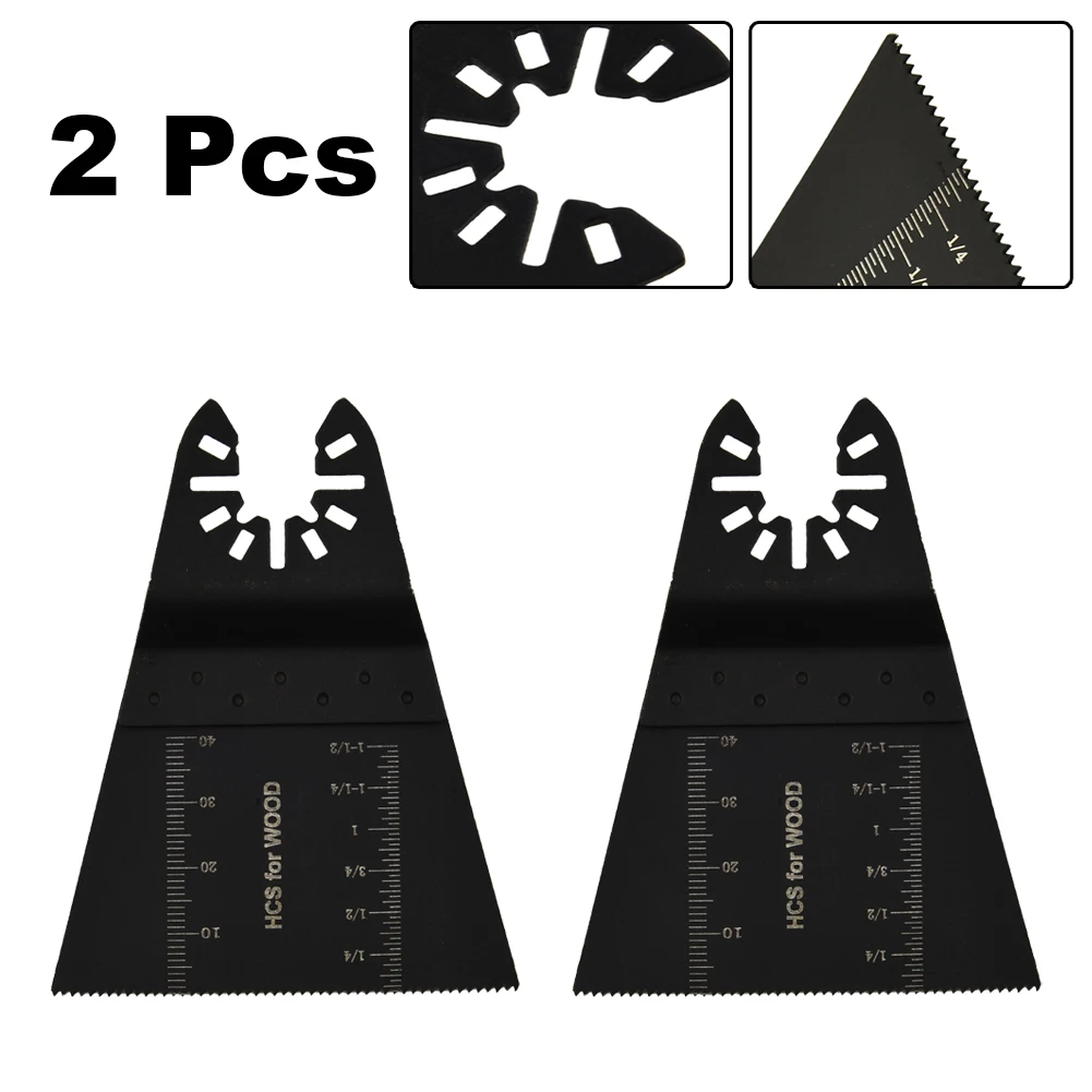 

2pcs 65mm High Carbon Steel Oscillating Saw Blade Multi-Tool Cutter For Soft Metal Wood Plastic Cutting Power Tool Accessories