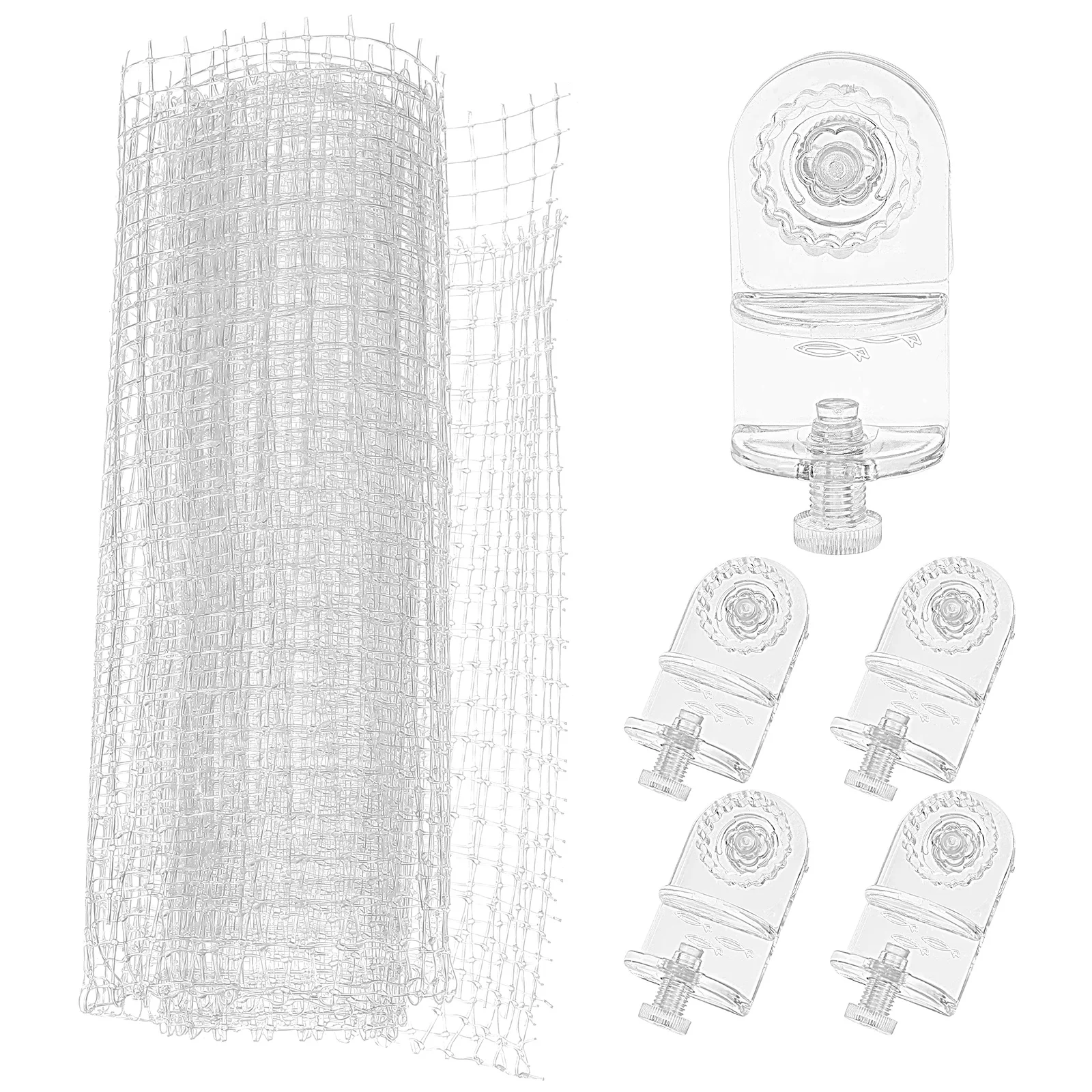 

Tank Net Mesh Netting Cover Aquarium Proof Escape Anti Terrarium Escaping Practical Screen Jumping Convenient