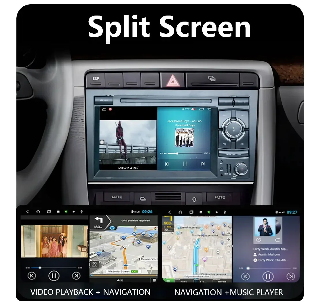 CHSTEK Автомобильный радиоприемник Carplay Android Auto для Audi A4 B6 B7 S4 RS4 2002 2003-2012 Seat Exeo Стерео