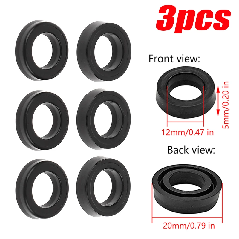 

3 шт., резиновое уплотнительное кольцо, портативная фотокамера FK47, головка насоса, уплотнительное кольцо для воды, масляное уплотнение, 2 размера