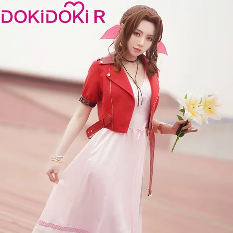 Aerith DokiDoki-R женский косплей костюм