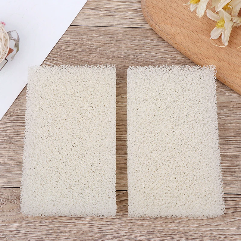

2pcs/set Cleaning Sponges Non-stick Brush Dishwashing Sponge Scouring Pad Imitation Loofah Dishwash Kitchen Tools