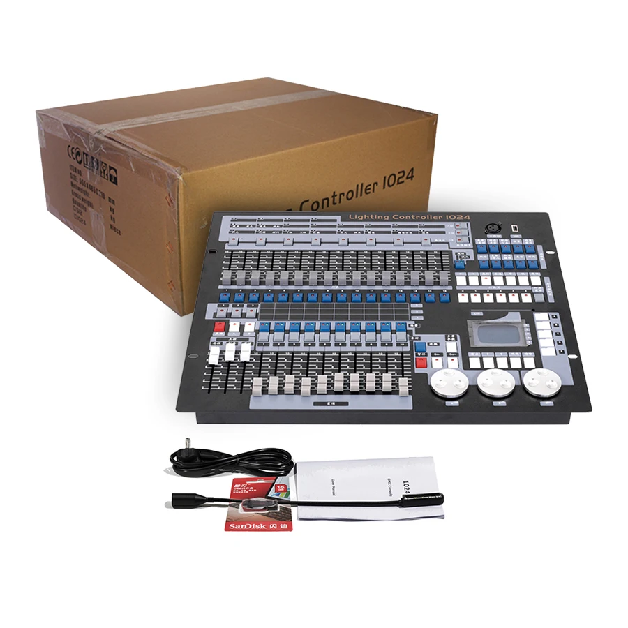 1024 DMX контроллер с летающей коробкой Dj консоль dmx512 Профессиональный луч светильник движущаяся головка Led Par оборудование (art.: 3920c956d64f6) - 3920c956d64f6